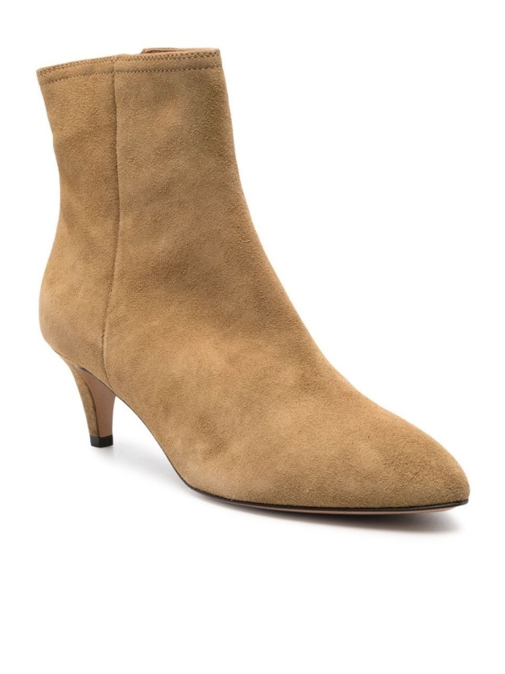 Isabel Marant City Suede Deone Kitten Heel Bootie Tan NWT Size 40 FR